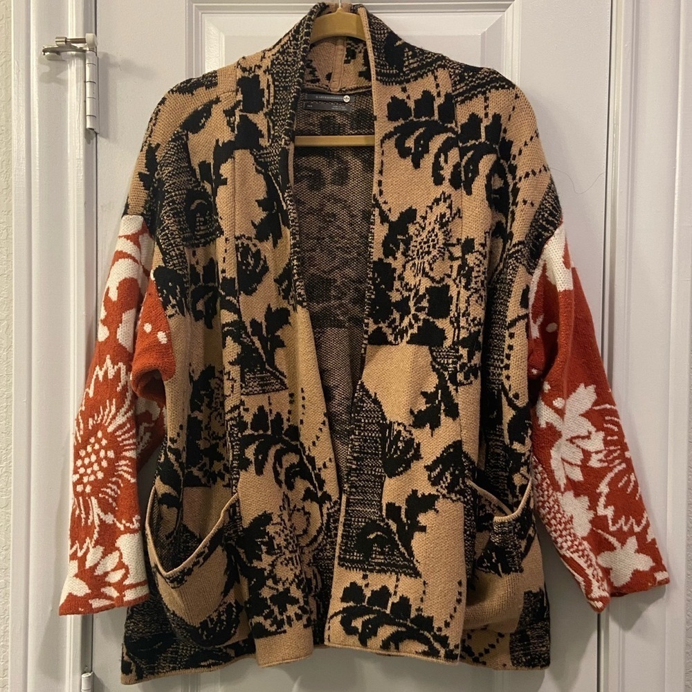 Anthropologie - Lola Cocoon Open Front Knit Cardigan - Picture 12 of 16